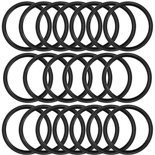 sourcing map 20 Stück O Ring Dichtung 33x 26x 3,5 mm Metrische Nitrilkautschuk Dichtungsringe Gummi für Sahnespender Poolpumpe Schnellkupplung Umfülladapter Wasserschlauch