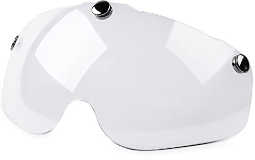Shinmax Occhiali per Casco da Bici Visiera Visiera Magnetica Trasparente( NR-096)