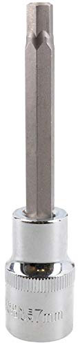 Clé Allen 7 mm à douille hexagonale longue métrique 1/2 Longueur 100 mm Cr-V