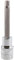 Clé Allen 7 mm à douille hexagonale longue métrique 1/2 Longueur 100 mm Cr-V