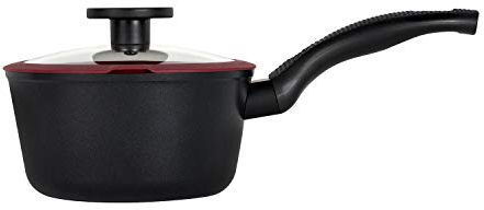 CLASSE ITALY, Linie Tuscany Kasserolle 1 Man. 18 cm – natürliche Antihaftbeschichtung mit 5 Schichten, hohe Festigkeit, ohne PTFE, PFOA, Blei, Cadmium, für Induktion und Flamme