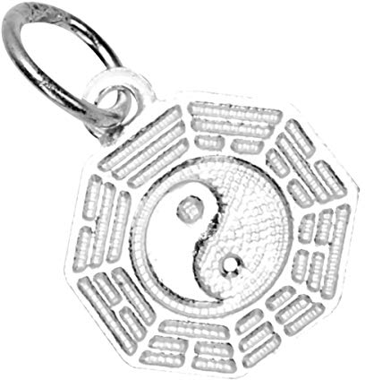 Milisten Fengshui-charm-anhänger Yin Yang Taoismus Balance Anhänger Bagua-amulett Anhänger Für Armbänder Wurzel-chakra-charme Wurzelchakra-zauber Vintage-schmuck Frau Perlenstickerei Mode