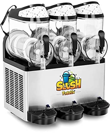 Royal Catering Macchina Per Granite Macchina Per Sorbetto RCSL 3/10 (3 x 12 l, LED, 800 W, Senza BPA)