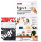 Sugru by tesa - Formbarer Allzweckkleber, 3er-Pack, 3 x 3,5 g, Schwarz, Weiß & Rot - vielseitige Klebeknete - zum Reparieren, Kleben und zum Befestigen ohne Bohren