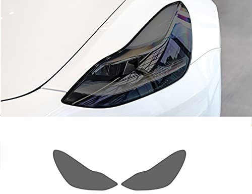For Tesla Model 3 2021 2017,Car Headlight Tint Black Protective Film Protection Taillight Transparent TPU Sticker