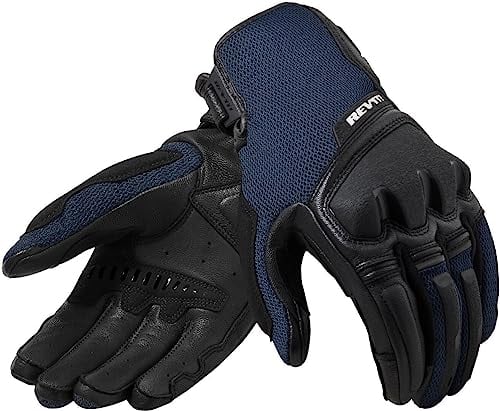 Revit Duty Motorrad Handschuhe (Black/Blue,L)