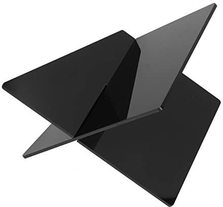 Acryl Buchhalter 2 Teiliger Tisch Buchständer Freihändig Stabil Offener Buchständer Schwarz
