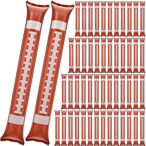 40 Pieces Thunder Sticks Noise Maker for Sporting Events, 40 Pcs, Football
