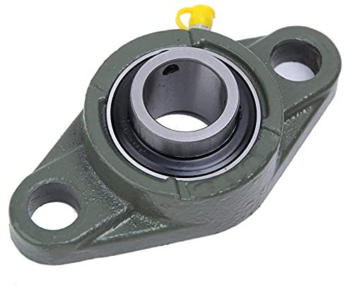 Kugellager,Chromstahllager,Flansch-Stehlager 2-Schrauben-Einsatzlager mit Gehäuse ((UCFL207))