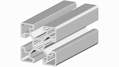 RS PRO Silber Aluminiumeloxal Strebenprofil 45 x 45 mm, 4-fach Nut 10 mm 45 x 45 mm, Länge 2 m B10 4545L