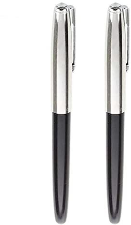 Bonkshire 2X Hero 616 Fountain Pen Hooded Golden Nib Black Small Vintage