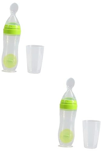 ibasenice 2st Reisflocken Flasche Drücken Baby