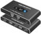 Switch KVM HDMI per 2 PC 1 Monitor, 4K a 60Hz USB Switch per 2 Computer Condividono Tastiera, Mouse, Stampante e un Monitor HD, Include controller cablato da scrivania, cavi HDMI e cavi USB