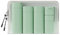 FANPOI 5pcs Travel Cream Dispenser Bottles Set - Toiletry Containers, TSA Approved, Light Green