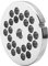 Stainless Steel Meat Grinder Crusher Mixer Mincer Plate Disc 6/8/10/12/18mm Hole Kitchen Accessories Replacement Meat Grinder Plate Disc 10mm 6mm Meat Grinder Replacement Mincer