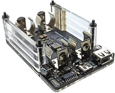 Rtppyakk New UPS 18650 Lite UPS Power HAT Board with Battery Current Detection for 4B 3B+ 3B