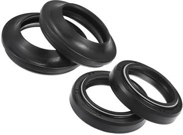 Hihaha 33mm Motorcycle Front Fork Shock Oil Seal for YAMAHA YZF-R125 Black | 1 Set, Durable Material, Front Fork Shock Oil Seal, Nitrile Butadiene Rubber