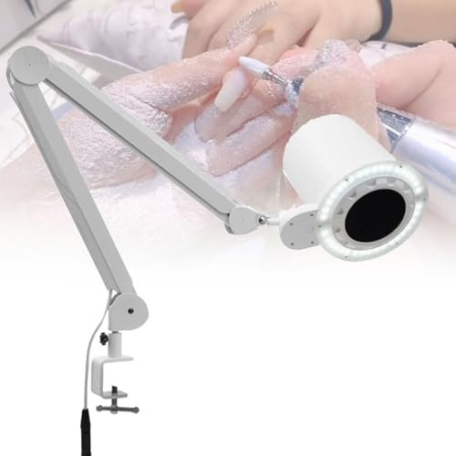 Nail Dust Collector, Compact Vacuum Fan Dust Collector for Beginner with Reusable Filter, Powerful Dust Suction Machine Manicure Pedicure Tool for Nail Polishing, Salon & Home