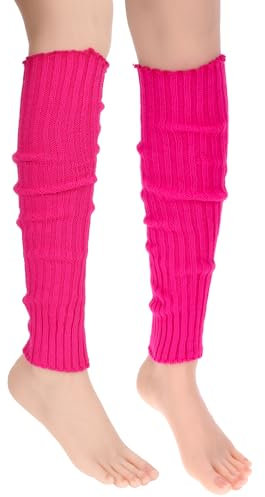 salbsever Exquisit 1 Paar Damen Stulpen Frauen, Legwarmers Knöchelwärmer, Rosa Gestrickt Bequem Beinwärmer, Vintage Beinwärmer Beinstulpen Damen, Für Alle Jahreszeiten Beinwärmer