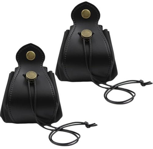 HiyyFloy Pu-Leder-würfel-Aufbewahrungstasche, Kordelzug-würfelbeutel, Mehrzweck-münzbeutel, Tragbar, Faltbar, Schlüsselmünze, Kleiner Aufbewahrungskoffer