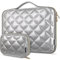 ROEPHY 14 Pouces Housse de Protection Ordinateur Portable Sac Ordi avec Pochette de Rangement pour HP Stream 14 Pavilion 14 / Lenovo ThinkPad Yoga Ideapad/MacBook Pro/Dell Chromebook, Argent