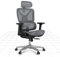 FLEXISPOT Ergonomischer Bürostuhl Schreibtischstuhl, 3D-Armlehnen, 3D-Kopfstütze, 5D-verstellbare Rückenlehne, Atmungsaktiver Sitz Belastbar bis 130 kg Arbeitsstuhl, Dunkelgrau