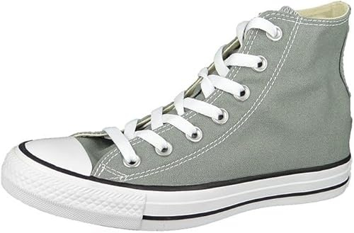 Divadames Womens High Top Lace Up Flat Canvas Pumps Ladies Casual Plain Shoes Size (Old Green, UK Footwear Size System, Adult, Women, Numeric, Medium, 7)