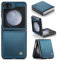 XKchatpt étui de Protection en Cuir PU pour Samsung Galaxy Z Flip 5, Fine et résistante aux Rayures, résistante aux Chocs pour Samsung Galaxy Z Flip 5 (Bleu)