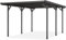 GFP Carport 3,05x5,04 m Julia Anthrazit inkl. Montagematerial Designer Einzelcarport Schutzdach
