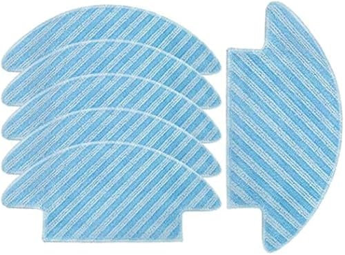 Vuzmode 6 paños de fregona for aspiradora robótica Lefant M210, M210S, M210B, M213, M201, T700, M571, M210S, OKP K3 Almohadilla para aspiradora