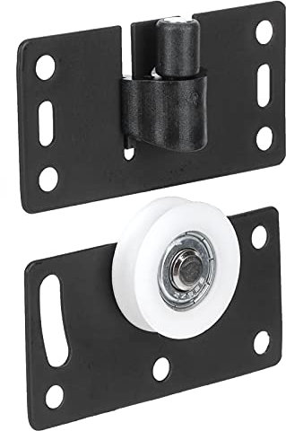 Juego de Rueda Corrediza para la Rueda de la Puerta Acero Enrollado Enrollado para Puerta Acero el Armario del Armario Deslizante Resistentes