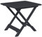 Spetebo Klapptisch TEVERE in anthrazit - 79x72x70 cm - Garten- oder Campingtisch - ideal als Beistelltisch