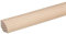 Viertelstab Abdeck- Abschluss- Sockelleiste Fichte ROH 14x14mm [SPARPAKET] (20 Stück (46lfm))