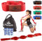 Seatwith Yoga Gurt mit 10 Schlaufen | Yoga Band 200x4cm | Dehnungsband für beste Dehnen | Stretching Band | Yogagurt + Tasche & Training PDF