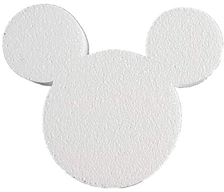 DecoPorex Mickey Mouse Silhouette aus unlackiertem Styropor (20 cm)