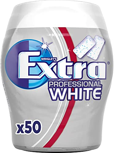 Extra Professional White, Zuckerfreier Kaugummi, Dose mit 50 Dragees, Für frischen Atem