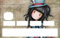 Gorjuss Sticker zum Personalisieren Ihrer blauen Karte nach Lust der Zeit.