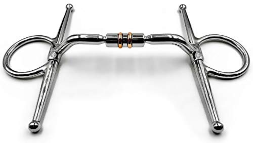 OTTE Full Cheek Pelham Snaffle with Copper Barrel and Copper Inlay Horse Bit (5)