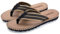 Jinsha Hommes Tongs Été Tongs pour adultes Chaussures de plage et de piscine（brown 41）