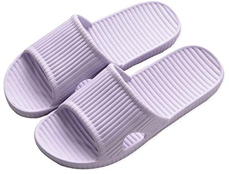 JIJIe Ciabatta da doccia, bagno o uso interno, antiscivolo （Viola EU 38/39