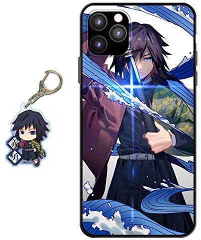 Staremeplz Compatible with iPhone 11 Pro Max Case Anime Design [With Figure Keychain], Soft Silicone Flexible TPU Animation Phone Case for iPhone 11 Pro Max