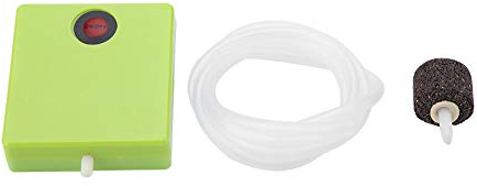 Aquarium Pump Stone Tragbare Aquarium Luftpumpe mit Zubehör Luftstein und Batterie für Aquarien