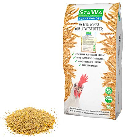 STAWA Legemehl, Ergänzungsfutter für Legehennen, ohne Gentechnik, 25 kg