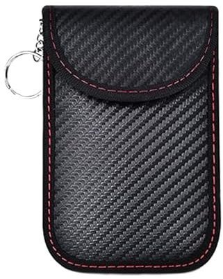 Signal Blocage Pochette Sac, Anti Clé Voiture, Pochette Etui Anti cle Voiture, Sac de Protection de Signal de Clé de Voiture, Pochettes Blocage Signal, pour Clé Voiture, 1 Pièce