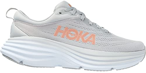 Hoka One Women's Bondi 8 Running Shoes Harbor Mist/Lunar Rock*6 UK