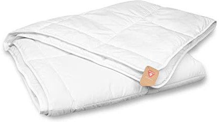 Moon Planet Ganzjahresdecke Biologisch abbaubar ca. 135x200-780g – 100% recycelte Füllung und Baumwolle Bezug