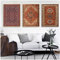 GSHRED Oriental Rugs Pattern Vintage Posters And Prints Antique Persian Carpets Retro Wall Art Canvas Painting Pictures Home Decor Frameless