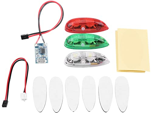 Drohnen-Blitzlicht, RC-Flugzeug-Drohnen-LED-Licht, RC-Fix-Wing-Hubschrauber, Superhell, für Flugzeuge