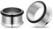 Longbeauty 1 Paar G23 Titan Ohr Dehnung Set Piercing Ohr Tunnels Knochenstab Dehnungsset Dehnstab Expander Silber Punkstil, 16MM