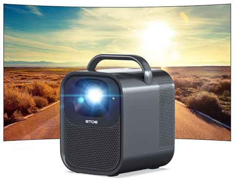 【Auto Focus】ETOE Seal Pro Android TV 11.0 Projector, 4K Supported Projector with 1000 ANSI, Dolby Audio, 20W Speakers, Netflix, Prime Video, 5G Wi-Fi & Bluetooth, Compatible with iOS/Android/Windows